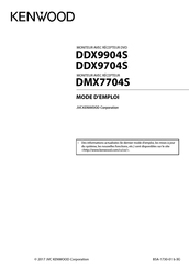 Kenwood DDX9904S Mode D'emploi