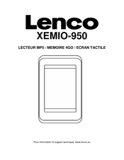 LENCO XEMIO-950 Mode D'emploi
