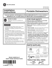 GE Appliances GPT225SGLWW Instructions D'installation
