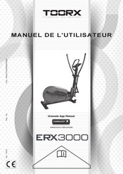 toorx ERX3000 Manuel De L'utilisateur