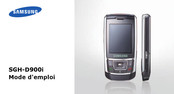 Samsung SGH-D900i Mode D'emploi