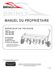 Brinly PA-40 BH Manuel Du Propriétaire