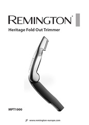 Remington MPT1000 Mode D'emploi