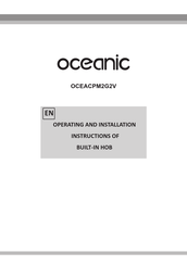 Oceanic OCEACPM2G2V Instructions De Fonctionnement Et D'installation