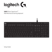 Logitech G G810 Orion Spectrum Guide Rapide