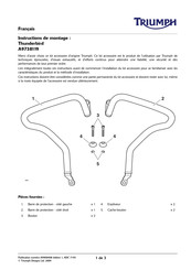 Triumph Thunderbird Instructions De Montage