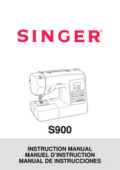 Singer S900 Manuel D'instruction