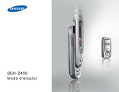 Samsung SGH-Z400 Mode D'emploi