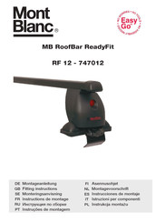 Mont Blanc MB RoofBar ReadyFit Instructions De Montage