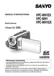Sanyo Xacti VPC-WH1EX Manuel D'instructions