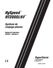 Hypertherm HySpeed HT2000LHF Manuel De L'opérateur