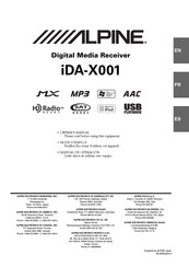 Alpine iDA-X001 Mode D'emploi