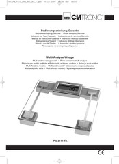 Clatronic PW 3111 FA Mode D'emploi & Garantie