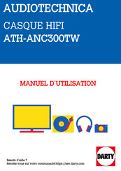 Audio-Technica ATH-ANC300TW Manuel De L'utilisateur