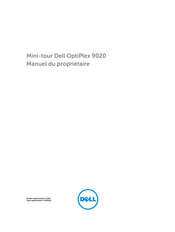 Dell OptiPlex 9020 Manuel Du Propriétaire
