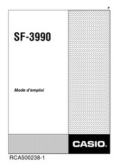 Casio SF-3990 Mode D'emploi