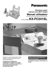 Panasonic KX-FC241SL Manuel Utilisateur