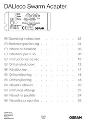 Osram DALIeco Swarm Adapter Notice D'utilisation