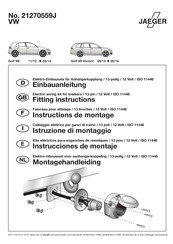 Jaeger 21270559J Instructions De Montage