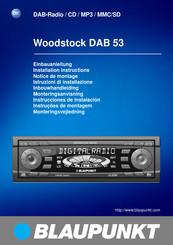 Blaupunkt Woodstock DAB 53 Notice De Montage