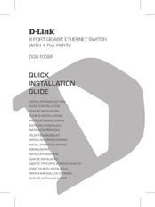 D-Link DGS-1008P Guide D'installation