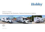Hobby Campingcars Van Exclusive 2011 Mode D'emploi