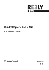 Reely SKY QuadroCopter 650 ARF Mode D'emploi