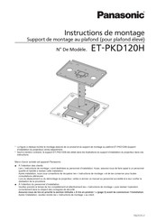 Panasonic ET-PKD120H Instructions De Montage