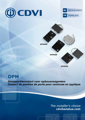 CDVI DPM Série Mode D'emploi