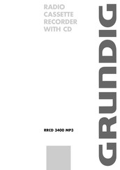 Grundig RRCD 3400 MP3 Mode D'emploi