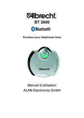 ALAN Electronics Albrecht BT 2000 Manuel D'utilisation