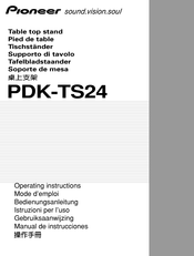 Pioneer PDK-TS24 Mode D'emploi