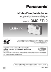 Panasonic Lumix DMC-FT10 Mode D'emploi De Base