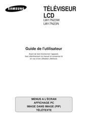 Samsung LW17N23W Guide De L'utilisateur