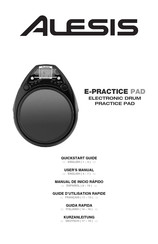 Alesis E-PRACTICE PAD Guide D'utilisation Rapide