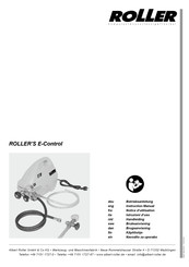 Roller E-Control Notice D'utilisation