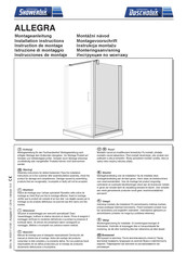 Duscholux ShowerLux ALLEGRA Instructions De Montage
