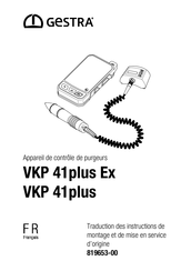 GESTRA VKP 41plus Ex Instructions De Montage
