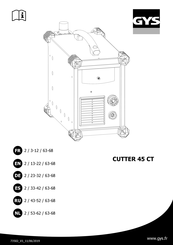 GYS CUTTER 45 CT Mode D'emploi