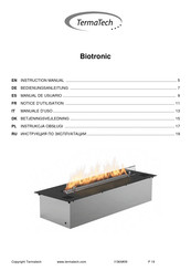 TermaTech Biotronic Notice D'utilisation