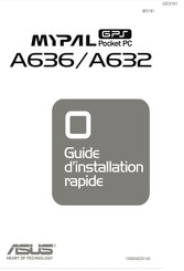 Asus MyPal A632 Guide D'installation Rapide