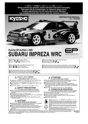 Kyosho PURETEN EP ALPHA2 SUBARU IMPREZA WRC Instructions De Montage