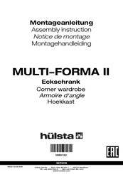 Hülsta MULTI-FORMA II Notice De Montage