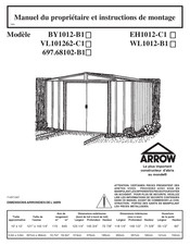 Arrow 697.68102-B1 Manuel Du Propriétaire Et Instructions De Montage