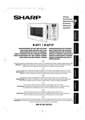 Sharp R-671 Mode D'emploi