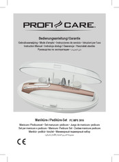 Profi Care PC-MPS 3016 Mode D'emploi