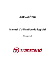 Transcend JetFlash 220 Manuel D'utilisation