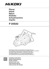 HIKOKI P 20SA2 Mode D'emploi