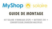 Victron energy SOLAIRE 4 PANNEAUX Guide De Montage