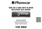Phonocar VM 062 Notice De Montage Et D'emploi